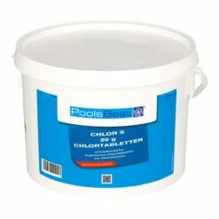 3 Kg - PoolsBest® Chlortabs S 20g - Schnelllöslich