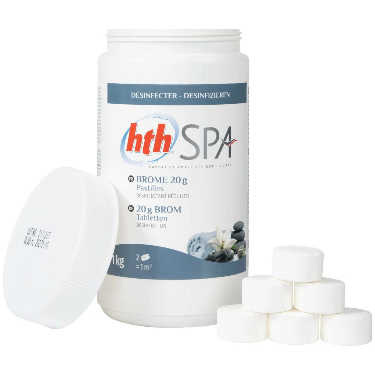 1 Kg - Hth® Spa BROM TABLETTEN 20 G 4 1 Kg - Hth® Spa BROM TABLETTEN 20 G – Bild 2