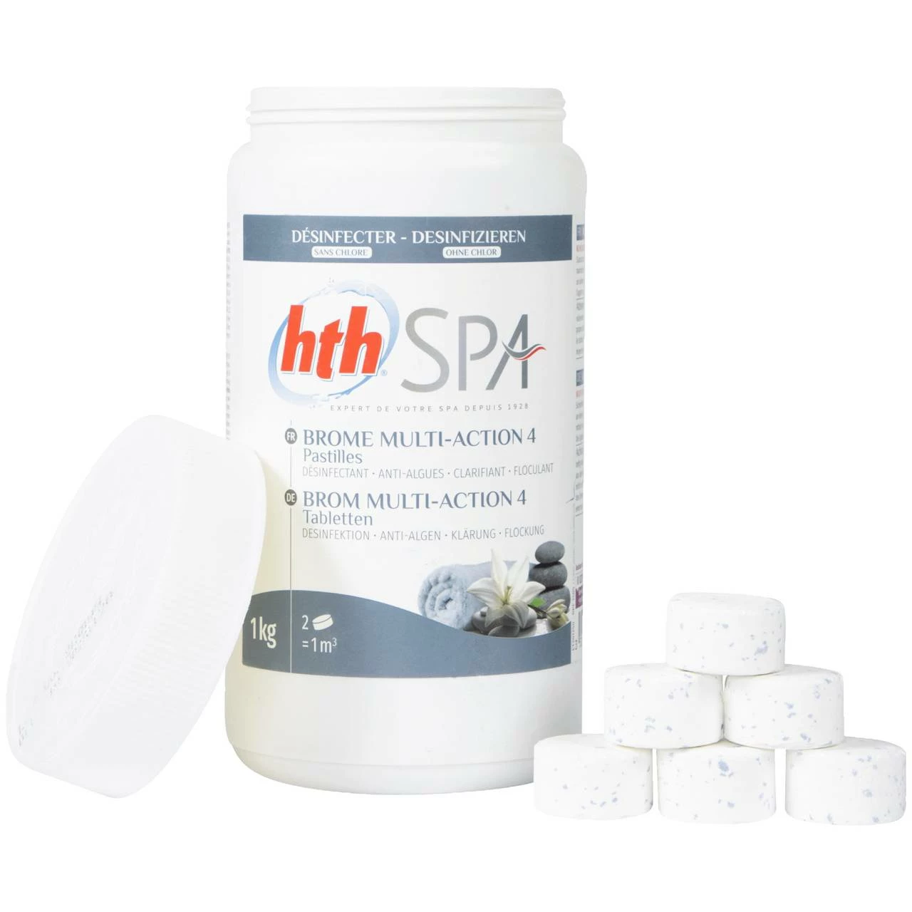 1 Kg - Hth® Spa BROM MULTI-ACTION 4 TABLETTEN 20 G 4 1 Kg - Hth® Spa BROM MULTI-ACTION 4 TABLETTEN 20 G – Bild 2