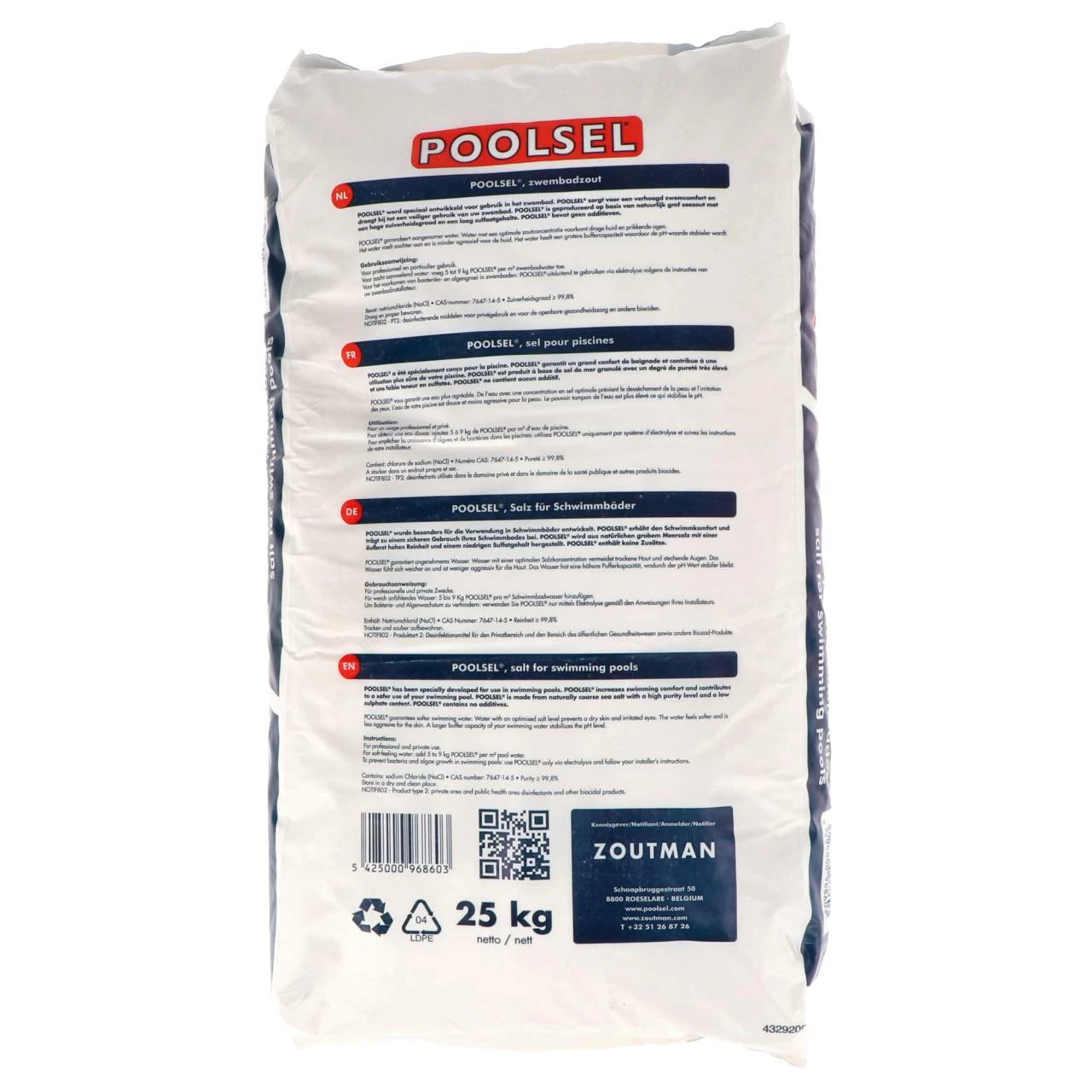 25 Kg - POOLSEL® Poolsalz Für Salzelektrolyse 4 25 Kg - POOLSEL® Poolsalz Für Salzelektrolyse – Bild 2