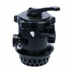 Praher 6-Wege Ventil Top Mount 12-s Schwarz Gewinde Mit Klemmring