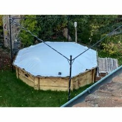 Aufblasbare Poolabdeckung Für Achteckbecken -Schwimmbad Verkaufs-Shop abdeckung aufblasbar achteckbecken hellgrau 1280x1280