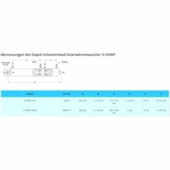 Solarwärmetauscher Daprà D-SHWT -Schwimmbad Verkaufs-Shop abmessung dapra waermetauscher d swt 1280x1280