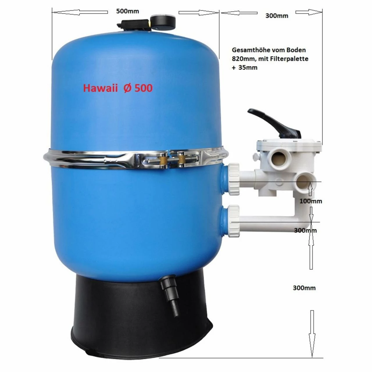 Sandfilteranlage Hawaii Ø 500mm Mit Badu Eco Touch Pro 5 Sandfilteranlage Hawaii Ø 500mm Mit Badu Eco Touch Pro – Bild 3