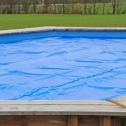 GRE Solarabdeckung 400µm Für Echtholz Ovalformbecken Safran 2