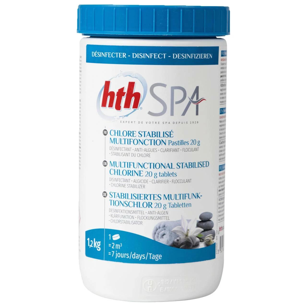 1,2 Kg - Hth® Spa CHLOR MULTIFUNKTION TABLETTEN 20g 3 1,2 Kg - Hth® Spa CHLOR MULTIFUNKTION TABLETTEN 20g
