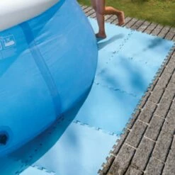 GRE Bodenschutzmatte 50 X 50 Cm, 8mm - 2,25m² - Blau -Schwimmbad Verkaufs-Shop pool bodenschutzmatte 50x50x8 gre 3 1280x1280