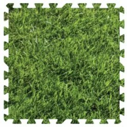 GRE Bodenschutzmatte 50 X 50 Cm, 8mm - 2,25m² - Rasenoptik