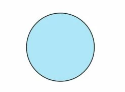 Poolfolie Rund Hellblau