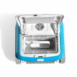 Poolroboter BWT COSMY 200 Wand- Und Bodenreiniger Mit App-Steuerung -Schwimmbad Verkaufs-Shop poolroboter bwt cosmy offen mit filterkorb von oben 1280x1280 2