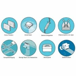 Poolroboter Dolphin F40 Mit Combi Bürste -Schwimmbad Verkaufs-Shop poolroboter dolphin f40 icons 1280x1280