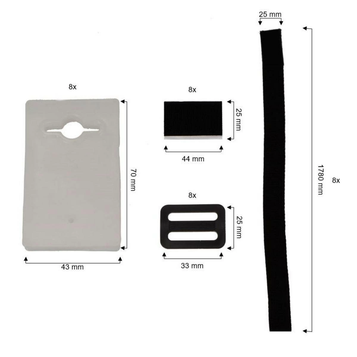 Befestigungsset Für Solarabdeckungen 5 Befestigungsset Für Solarabdeckungen – Bild 3
